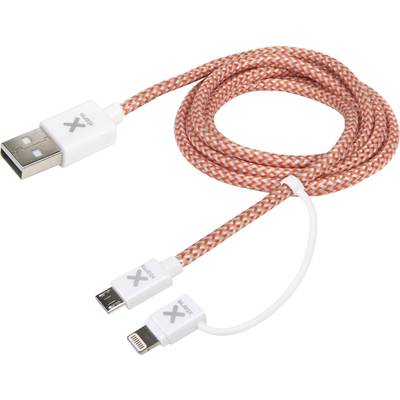 Xtorm by A-Solar USB-laadkabel  USB-A stekker, USB-micro-B stekker, Apple Lightning stekker 1.00 m   CX009