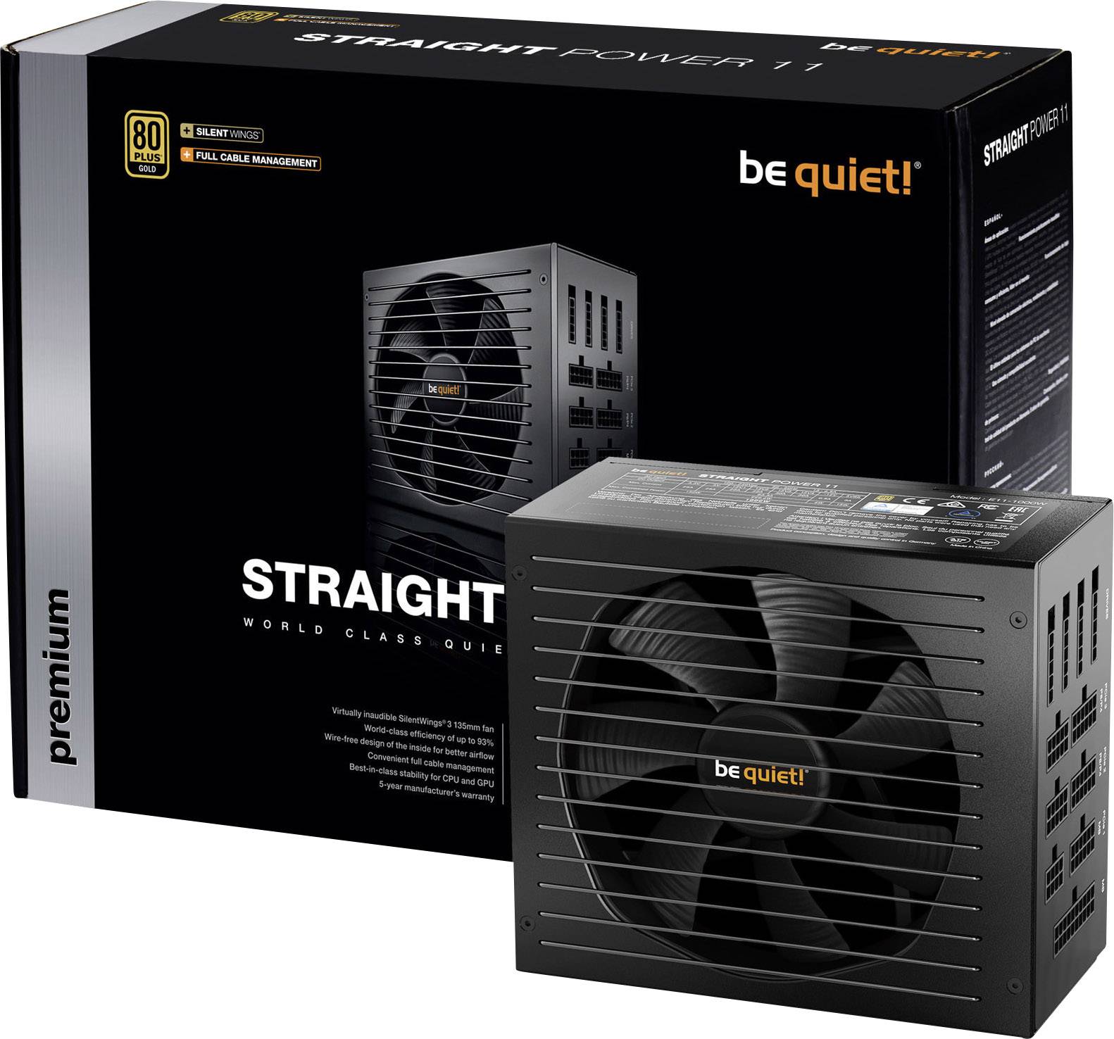 BeQuiet Straight Power 11 PC-netvoeding 750 W ATX 80 Plus Gold