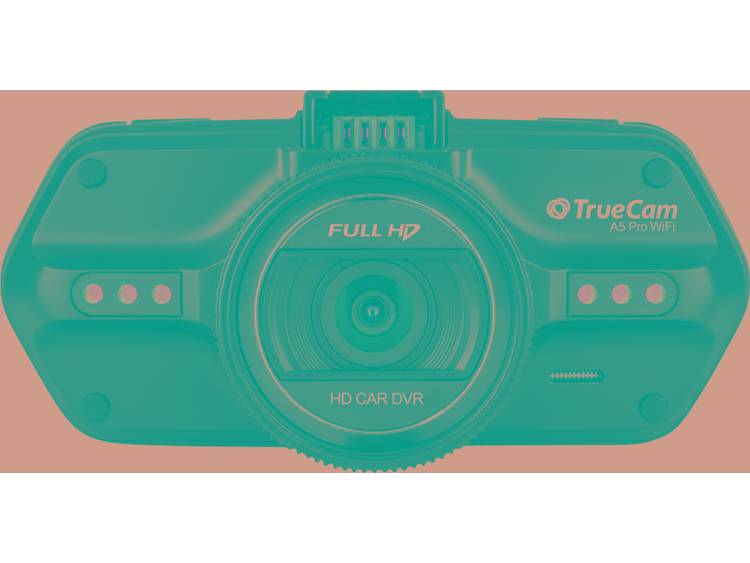 TrueCam A5 PRO WIFI Dashcam met GPS Kijkhoek horizontaal (max.): 110 Â° 12 V, 24 V WiFi, Display, Ac