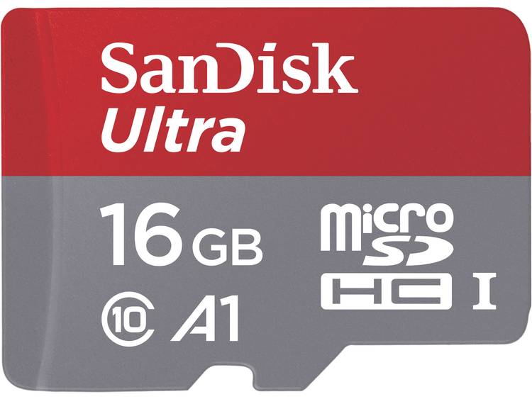 SanDisk MicroSDHC Ultra 16GB 98MB-s CL10 UHS-I A1