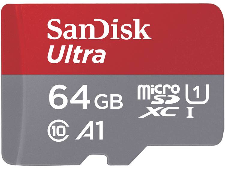 SanDisk MicroSDXC Ultra 64GB 100MB-s CL10 UHS-I A1