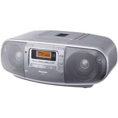 Panasonic RX-D50AEG Radio/CD-speler VHF (FM) CD, Cassette  Zilver