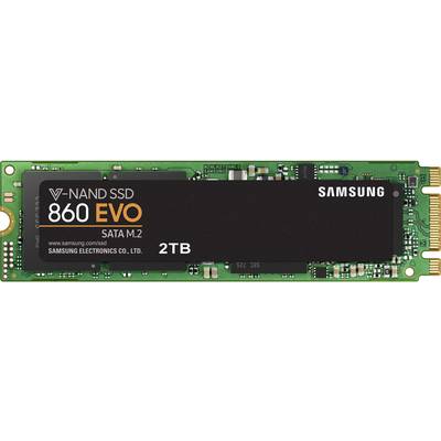 Samsung 860 EVO SATA M.2 SSD 2280 harde schijf 2 TB M.2 SATA 6 Gb/s
