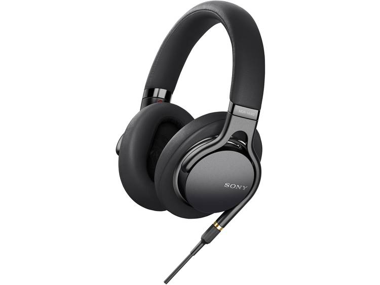 Sony MDR-1AM2 HiFi Oordopjes Over Ear Zwart Vouwbaar, High Resolution Audio, Headset, Ruisonderdrukk