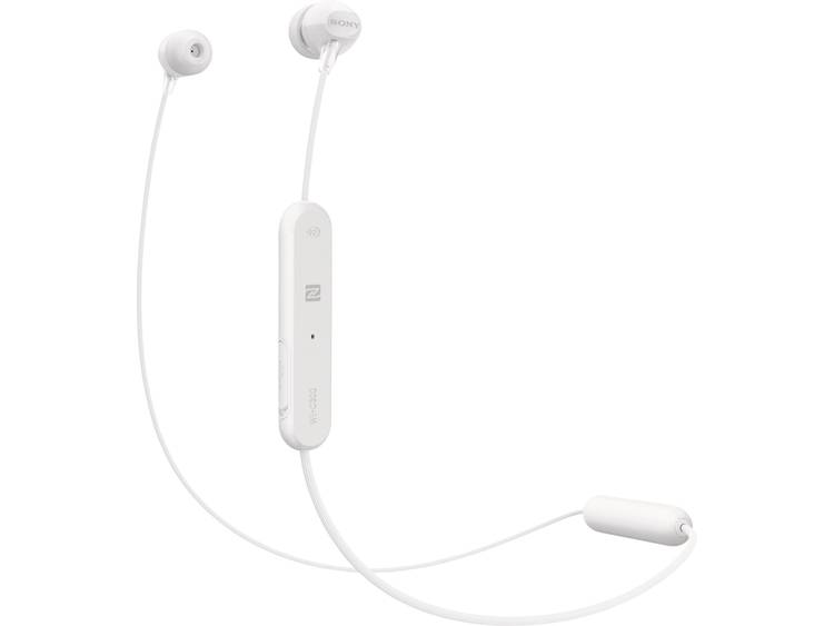 Sony WI-C300 Koptelefoon In Ear Bluetooth Wit Headset