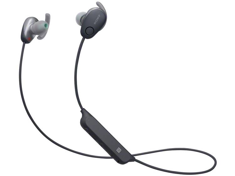 Sony WI-SP600N Sport Oordopjes In Ear Bluetooth Zwart Headset, Nekbeugel, NFC, Ruisonderdrukking, Be