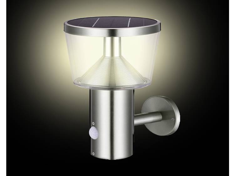 Polarlite WLSS02PIR PL-8228605 Solar wandlamp met bewegingsmelder 3 W Warm-wit
