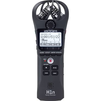 Zoom H1n Mobiele audiorecorder Zwart