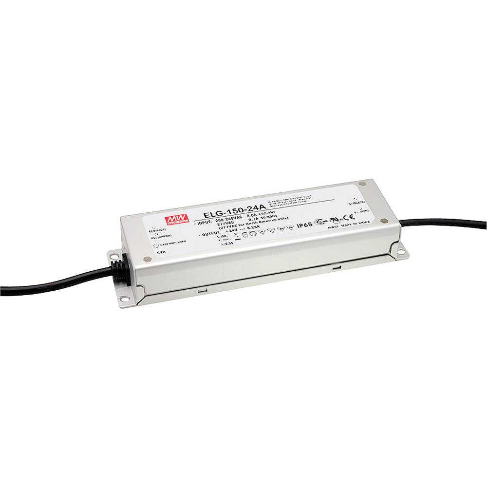 Mean Well ELG-150-24-3Y LED-transformator, LED-driver Constante spanning, Constante stroomsterkte 150 W 6.25 A 12 - 24