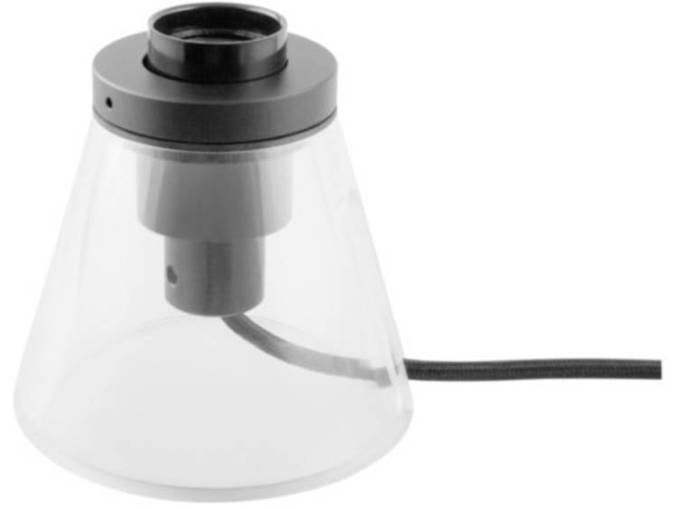 Tafellamp LED E27 60 W OSRAM Vintage 1906 4058075073623 Zwart, Transparant