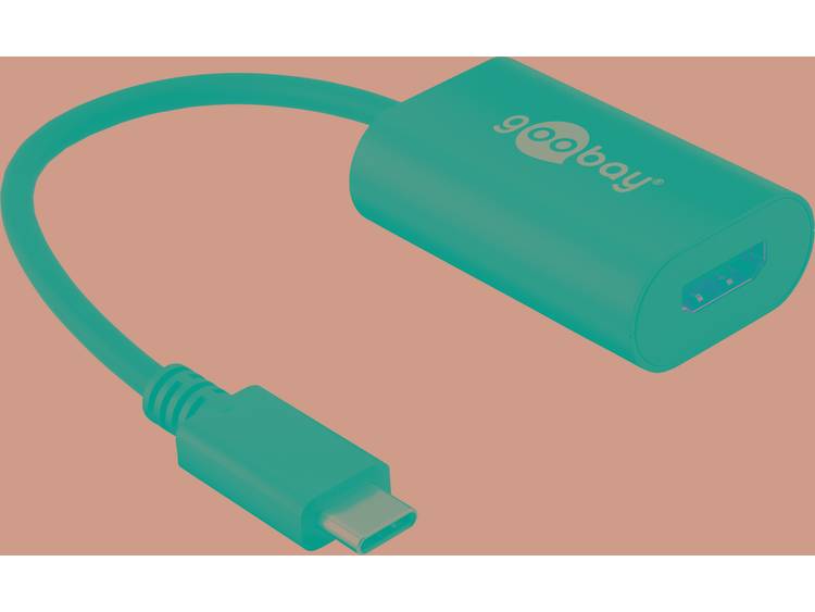 Goobay USB 2.0 Adapter [1x USB-C stekker 1x HDMI-bus] Zwart