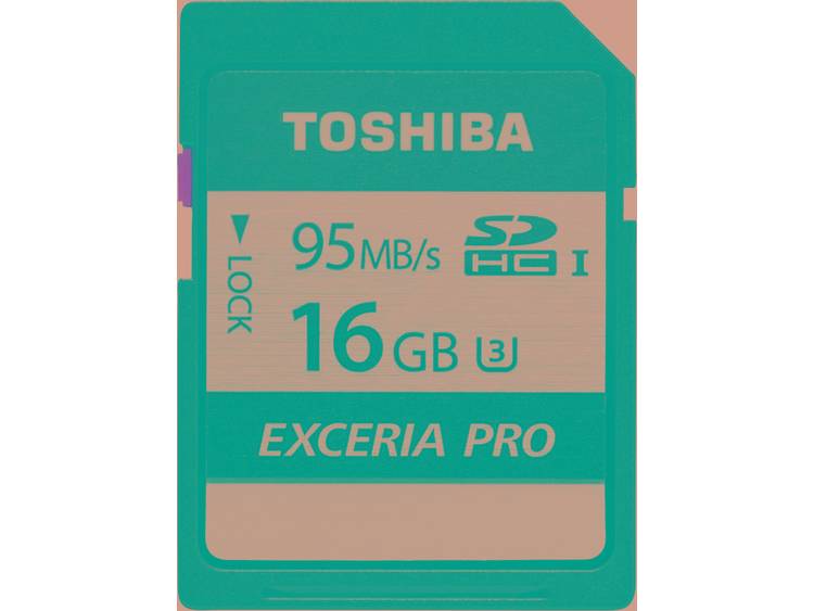 Toshiba EXCERIA PRO N401 16GB SDHC UHS-I Class 3 flashgeheugen