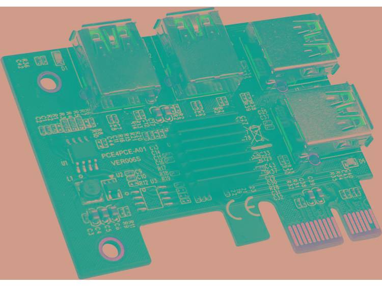 Kolink PCIe X1-X16 Rendering-Mining Upgrade Adapter Moederbord