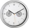 Mebus 52827 Wandklok Zendergestuurd 260 mm x 42 mm Zilver