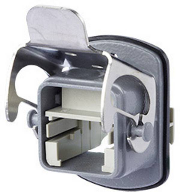 Metz Connect METZ CONNECT - BTR E-DAT Industry IP67 V5 metal bulkhead Flanged housing Industry IP67 V5 1401063300ME Behuizing, inbouw    Grijs 1 stuk(s)