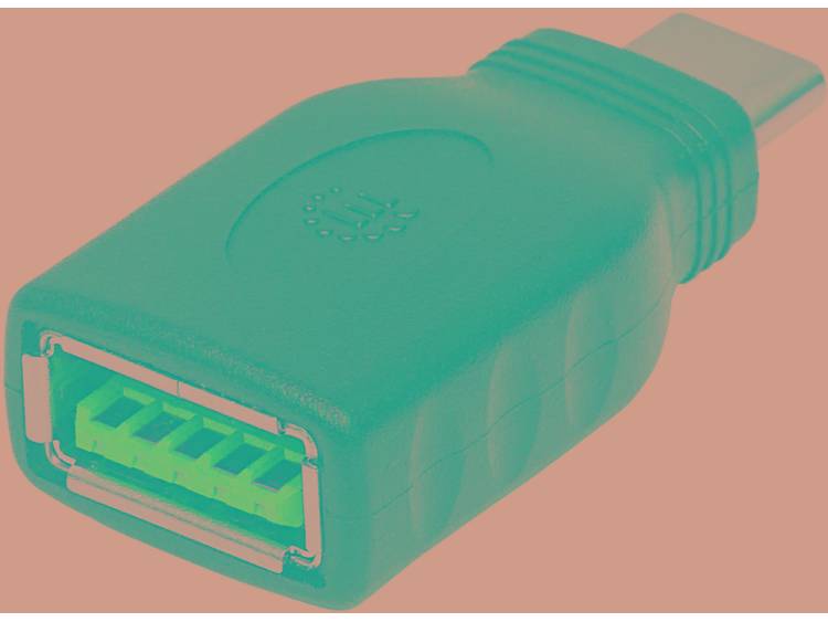 Manhattan USB 3.1 Adapter [1x USB 3.1 stekker Câ 1x ] Zwart