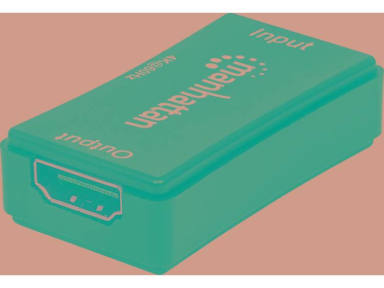 HDMI Extender (verlenging) via signaalkabel Manhattan HDMI Repeater verlÃ¤ngert 4KVideo und Audio ve