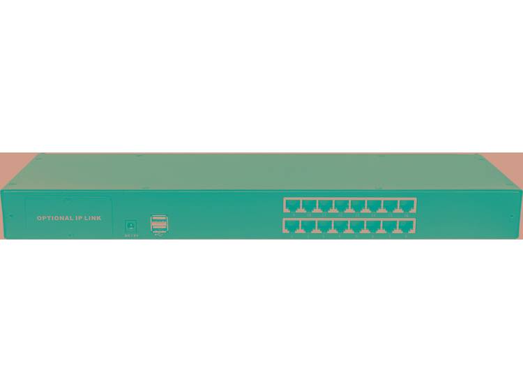 Intellinet Intellinet Modularer 16-Port KVM-Switch mit Cat5--VGA-Schnittstelle Netwerk switch RJ45