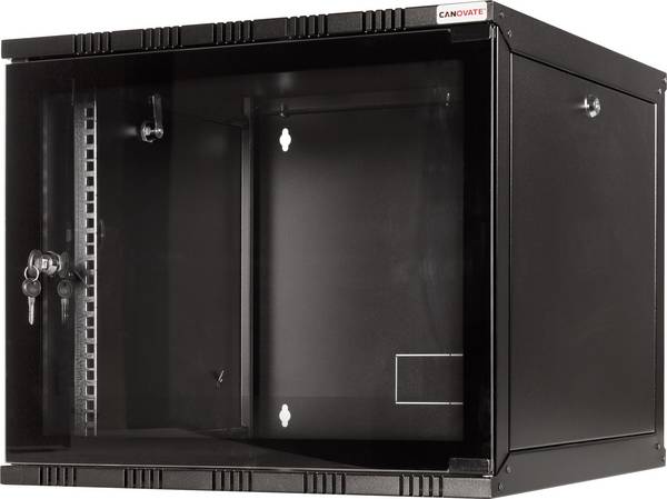 LogiLink 19" WALLMOUNT SOHO BOX  6U 540*400, BLACK, FLATPACK 19inch-wandkast (b x h x d) 540 x 323 x 400 mm 6 HE Zwart (RAL 9005)