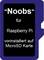 MicroSD-kaart met het besturingssysteem 'Noobs' voorgeïnstalleerd voor Raspberry Pi.