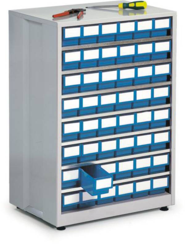 Treston 4840-6 Lademagazijn Universeel   (b x h x d) 605 x 870 x 410 mm Lichtgrijs, Blauw 1 stuk(s)