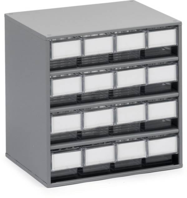 Treston 1630-3 Lademagazijn Universeel  Stapelbaar (b x h x d) 400 x 395 x 300 mm Lichtgrijs, Grijs 1 stuk(s)