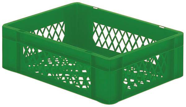 LA-KA-PE 203995 Stapelbak   Geschikt voor levensmiddelen (l x b x h) 400 x 300 x 120 mm Groen 4 stuk(s)