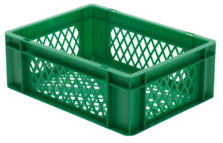 LA-KA-PE 204010 Stapelbak Geschikt voor levensmiddelen (l x b x h) 400 x 300 x 145 mm Groen 4 stuk(s)
