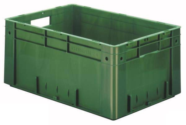 LA-KA-PE VTK 600/270-0 Stapelbak   Geschikt voor levensmiddelen (l x b x h) 600 x 400 x 270 mm Groen 2 stuk(s)