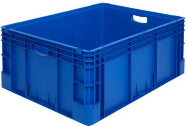 Alpha Paletten & Boxen 1658149 Stapelbak   Geschikt voor levensmiddelen (l x b x h) 800 x 600 x 320 mm Blauw 1 stuk(s)