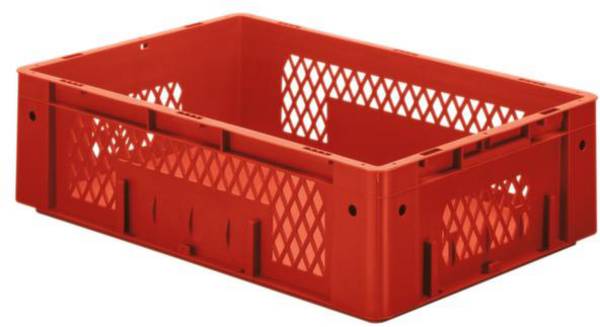 LA-KA-PE VTK 600/175-1 Stapelbak   Geschikt voor levensmiddelen (l x b x h) 600 x 400 x 175 mm Rood 2 stuk(s)