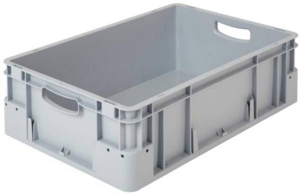 Alpha Paletten & Boxen 1658340 Stapelbak   Geschikt voor levensmiddelen (l x b x h) 600 x 400 x 180 mm Grijs 1 stuk(s)
