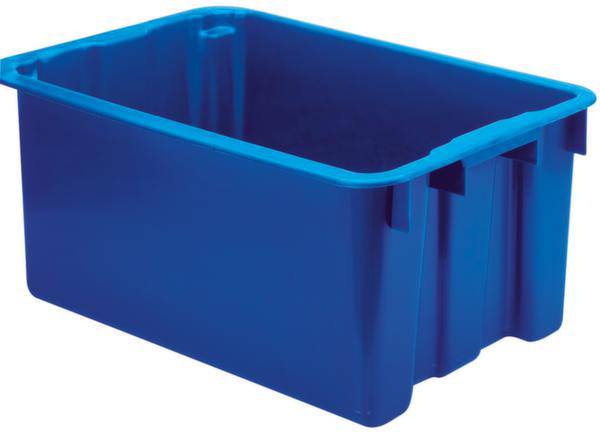 LA-KA-PE 701114 Stapelbak   Geschikt voor levensmiddelen (l x b x h) 650 x 450 x 280 mm Blauw 5 stuk(s)