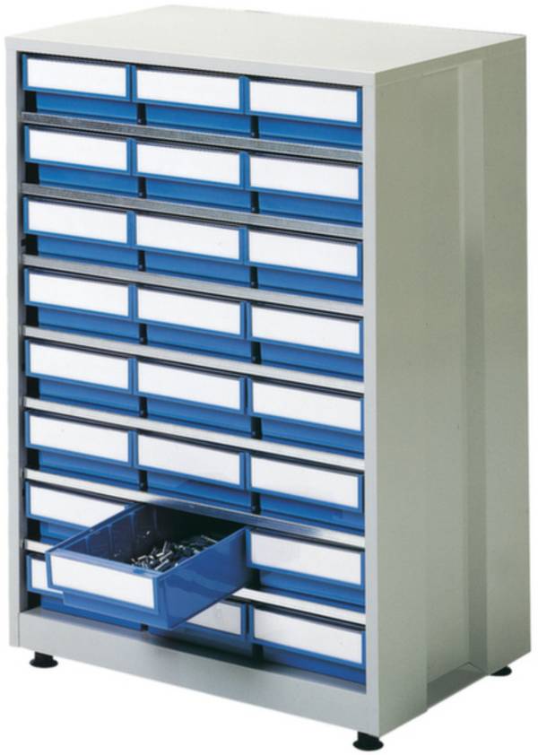 Treston 2440-6 Lademagazijn Universeel   (b x h x d) 605 x 870 x 410 mm Lichtgrijs, Blauw 1 stuk(s)