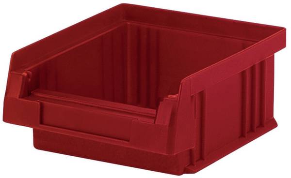 LA-KA-PE 531016 Zichtbak  Lakape Stapelbaar (l x b x h) 89 x 102 x 50 mm Rood 50 stuk(s)