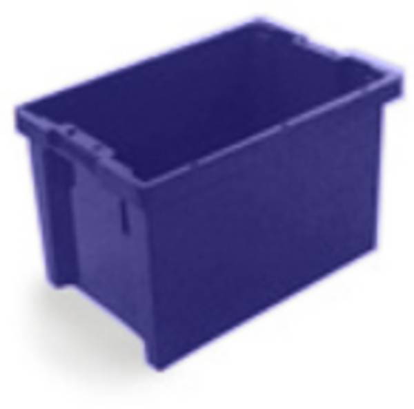 LA-KA-PE 701120 Stapelbak   Geschikt voor levensmiddelen (l x b x h) 600 x 400 x 350 mm Blauw 5 stuk(s)