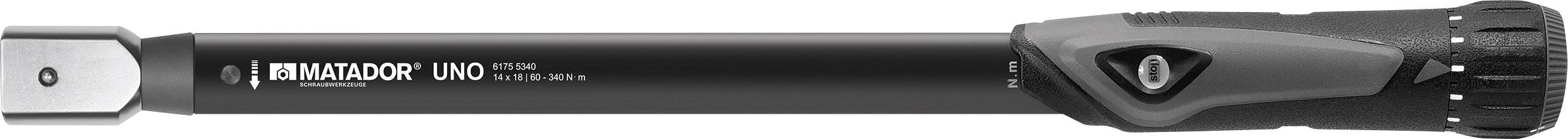 Matador Schraubwerkzeuge 61755340 Momentsleutel Insteekvierkant 14 x 18 mm 68 - 340 Nm