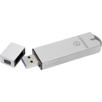 Kingston IronKey Basic S1000 USB-stick  128 GB Zilver IKS1000B/128GB USB 3.2 Gen 1 (USB 3.0)