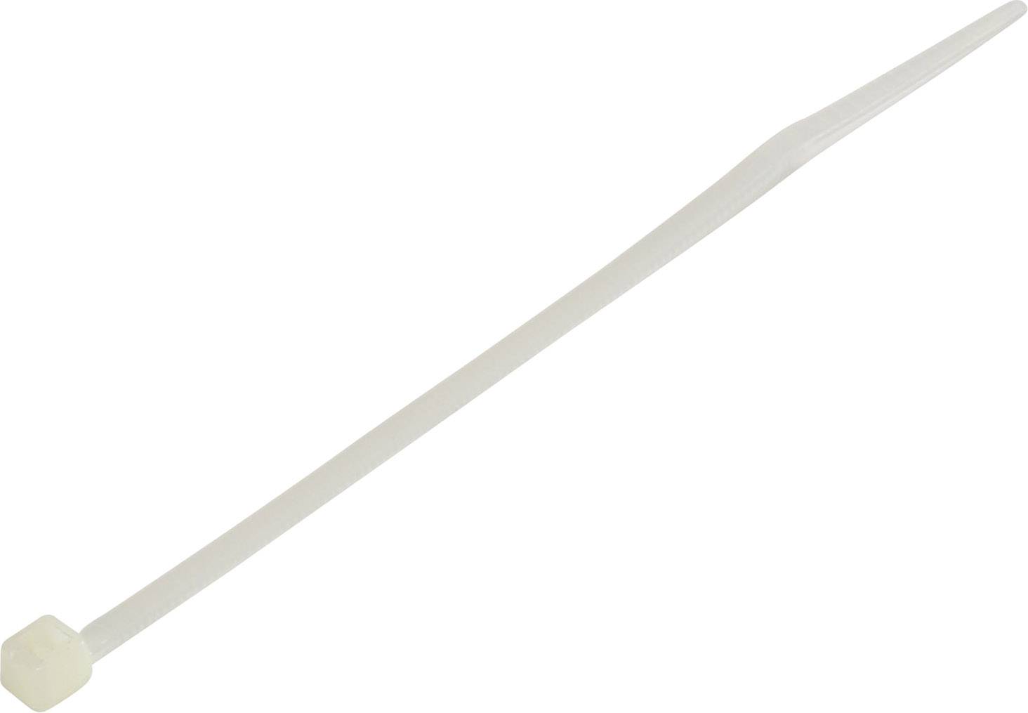 TRU COMPONENTS TC-6645752 Kabelbinder 96 mm 2.50 mm Natuur 1000 stuk(s)