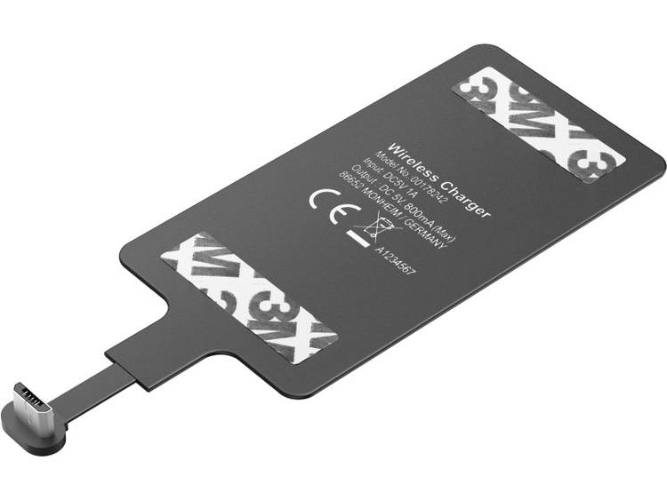 Hama Wireless-ontvanger Voor Smartphones Micro-USB 800mA Zwart
