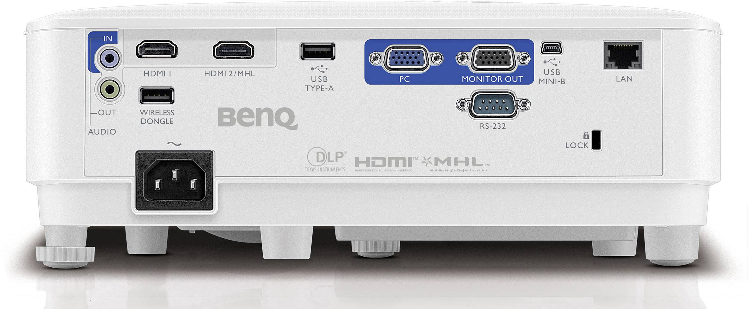 BenQ MH733 - DLP-Projektor - tragbar - 3D - 4000 ANSI-Lumen - Full HD (1920 x 1080) - 16:9 - HD 1080p-2