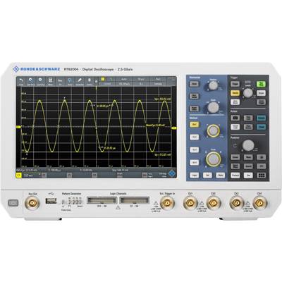 Rohde & Schwarz RTB2K-104 Digitale oscilloscoop  100 MHz 4-kanaals 1.25 GSa/s 10 Mpts 10 Bit Digitaal geheugen (DSO), Mu