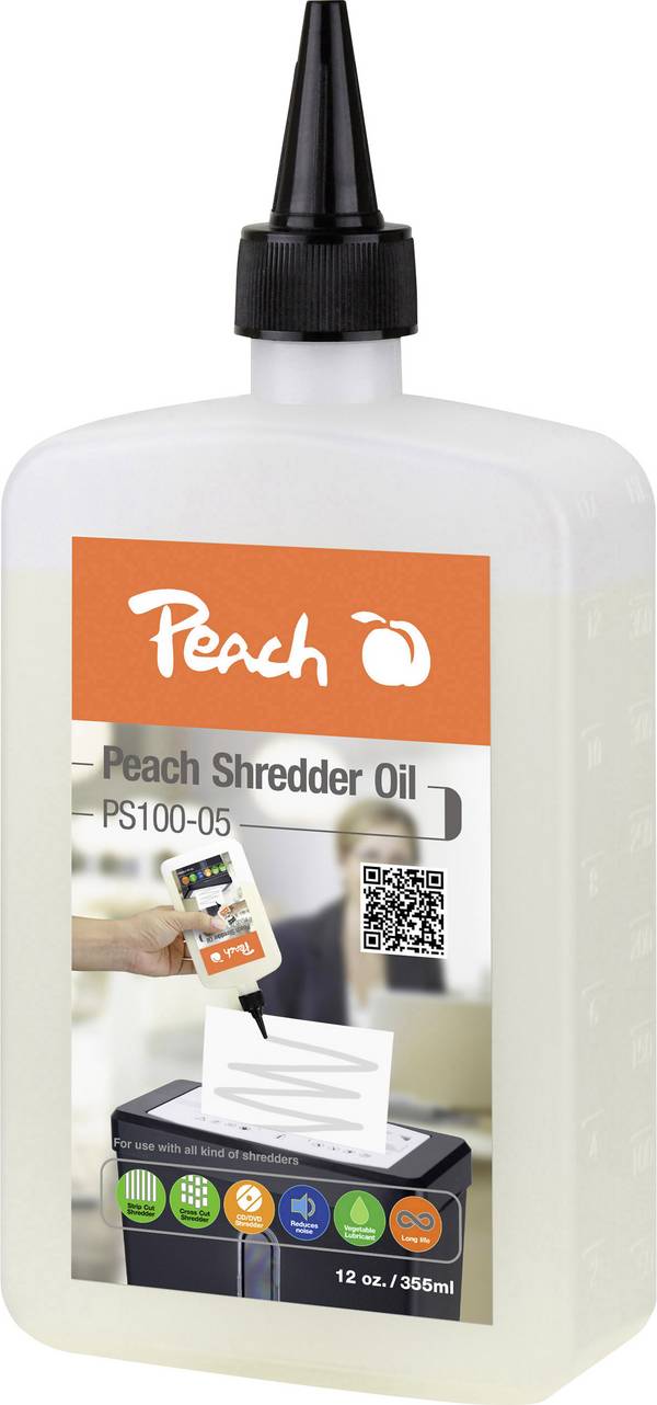 Peach PS100-05 Olie voor papierversnipperaar 355 ml