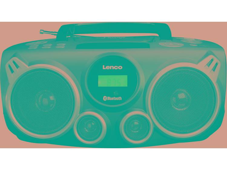 Lenco SCD-100 FM CD-radio AUX, Bluetooth, CD, SD, FM, USB Zwart