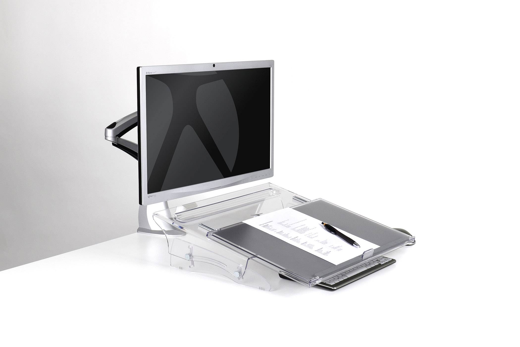 BakkerElkhuizen BNEFDESK640 Documenthouder Transparant (b x h x d) 520 x 390 x 170 mm-12
