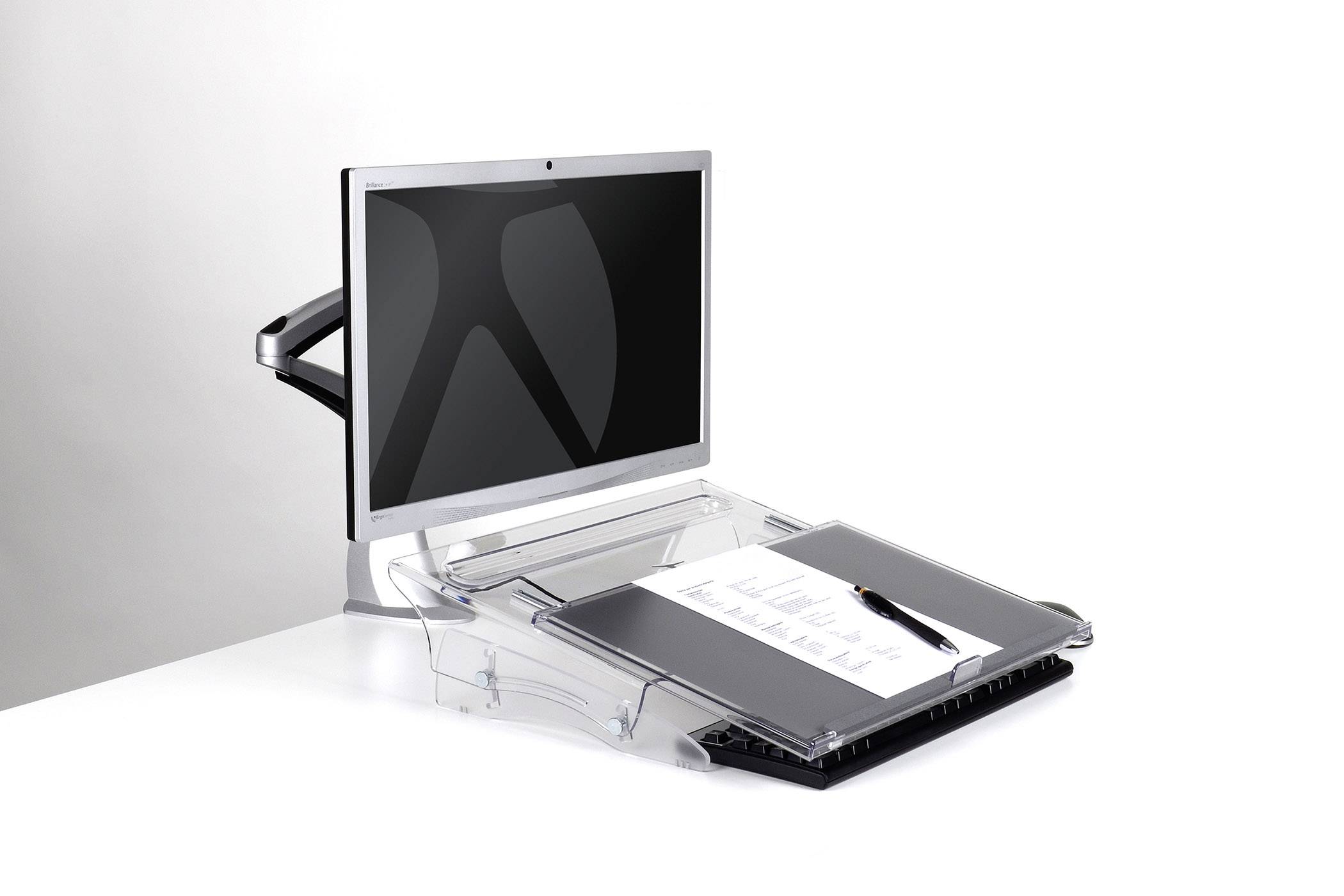 BakkerElkhuizen BNEFDESK640 Documenthouder Transparant (b x h x d) 520 x 390 x 170 mm-14