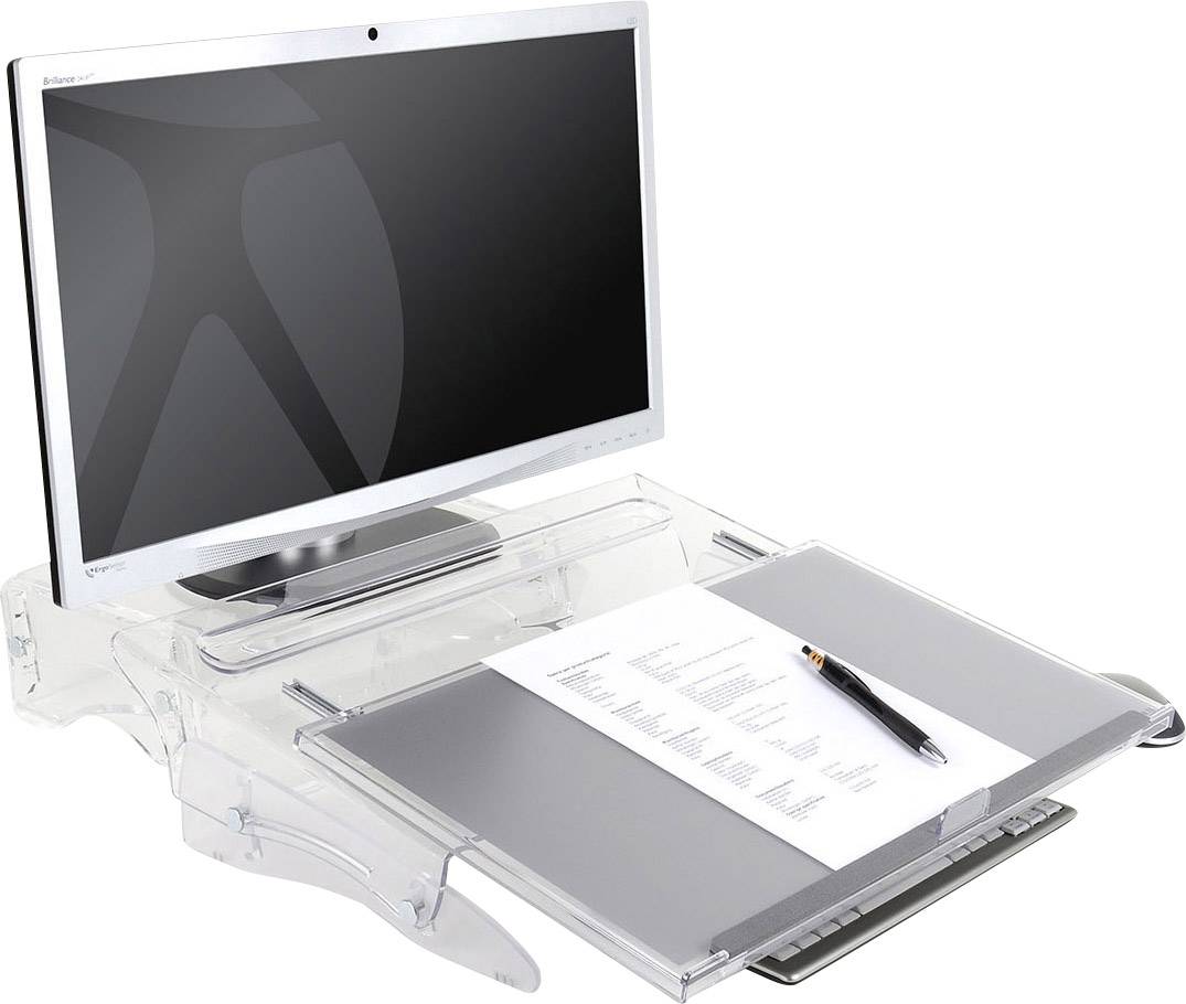 BakkerElkhuizen BNEFDESK640 Documenthouder Transparant (b x h x d) 520 x 390 x 170 mm-4