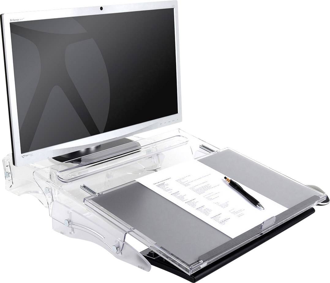 BakkerElkhuizen BNEFDESK640 Documenthouder Transparant (b x h x d) 520 x 390 x 170 mm-8