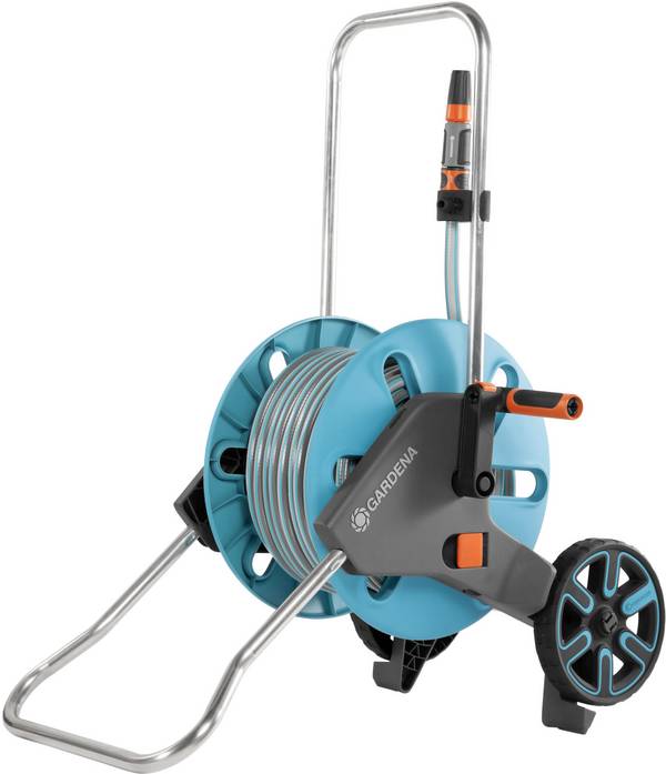 GARDENA Schlauchwagen CleverRoll M Set 18513-20 Slangwagen 13 mm 20 m 1/2 inch 1 stuk(s) Grijs, Turquoise, Oranje