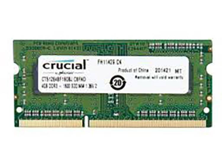 Crucial 4GB PC3-12800 SO-DIMM